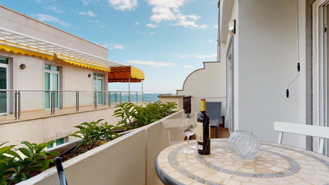 Schoene Wohnung Direkt Am Meer Mit Meerblick, Wlan Puerto De Mogan Ngoại thất bức ảnh